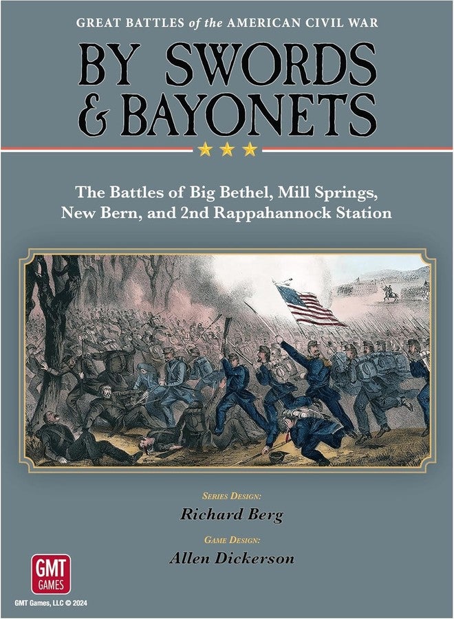 جي أم تي جايمز لعبة لوحية من إنتاج شركة GMT Games بالتعاون مع Swords & Bayonets، بعنوان "معارك عظيمة من الحرب الأهلية الأمريكية"، للبالغين من عمر 18 عامًا فما فوق. - Image 1